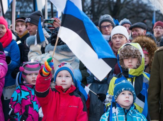 Eesti Vabariigi 99. aastapäeva tähistamine